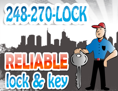 Reliable Lock and Key Logo Image